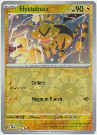 Electabuzz - 046/142 - Common [sv07-046] [Reverse Holo]