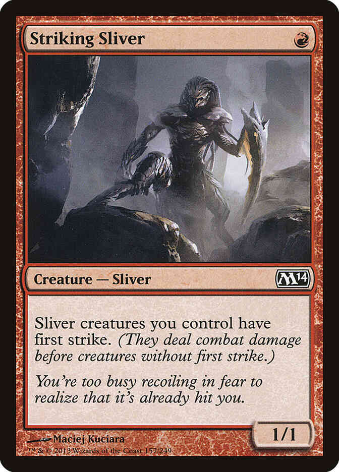 Striking Sliver [157] [Magic 2014] [Non-Foil]
