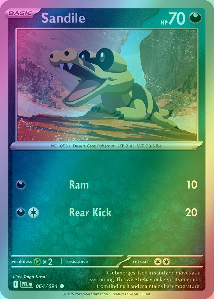 Sandile - 064/094 - Common [me02-064] [Reverse Holo]