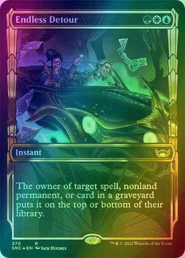 Endless Detour [370] [Golden Age Showcase] [Streets of New Capenna] [Gilded Foil]