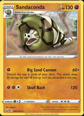 Sandaconda - 082/163 - Rare Holo [swsh5-082] [Holo]