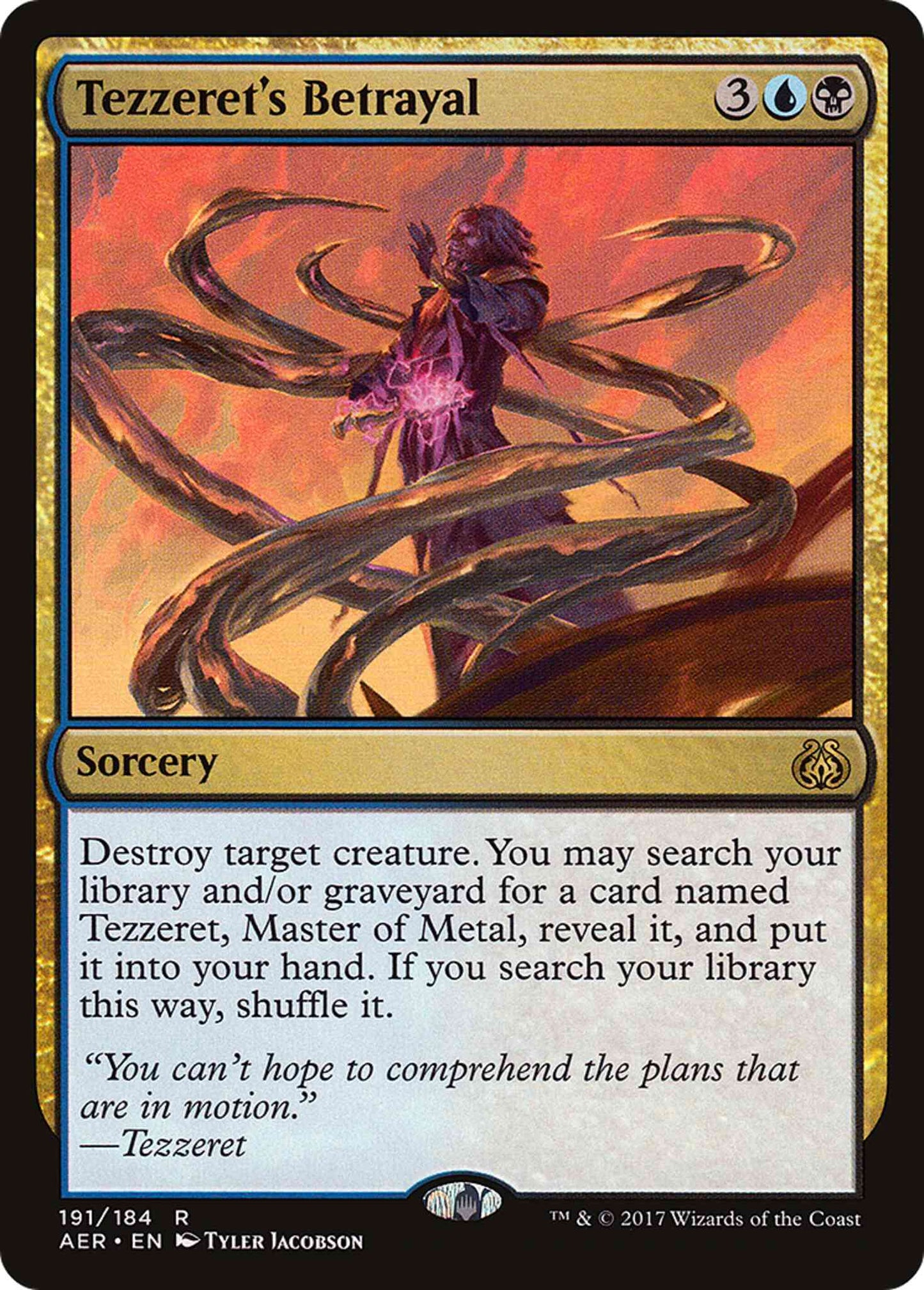 Tezzeret's Betrayal [Planeswalker Deck Exclusive] [191] [Aether Revolt] [Non-Foil]