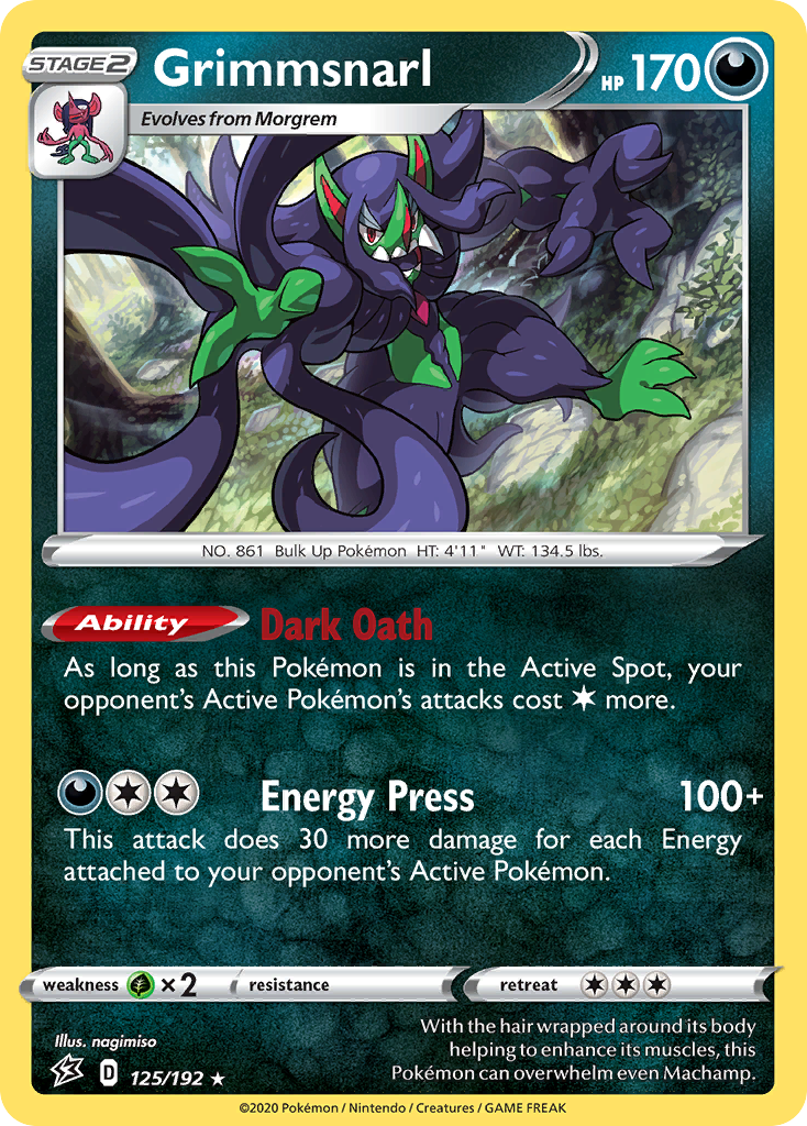 Grimmsnarl - 125/192 - Theme Deck Exclusive [swsh2msp-125] [Non-Holo]