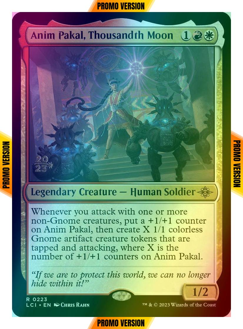 Anim Pakal, Thousandth Moon [223s] [Prerelease] [The Lost Caverns of Ixalan: Promos] [Foil]