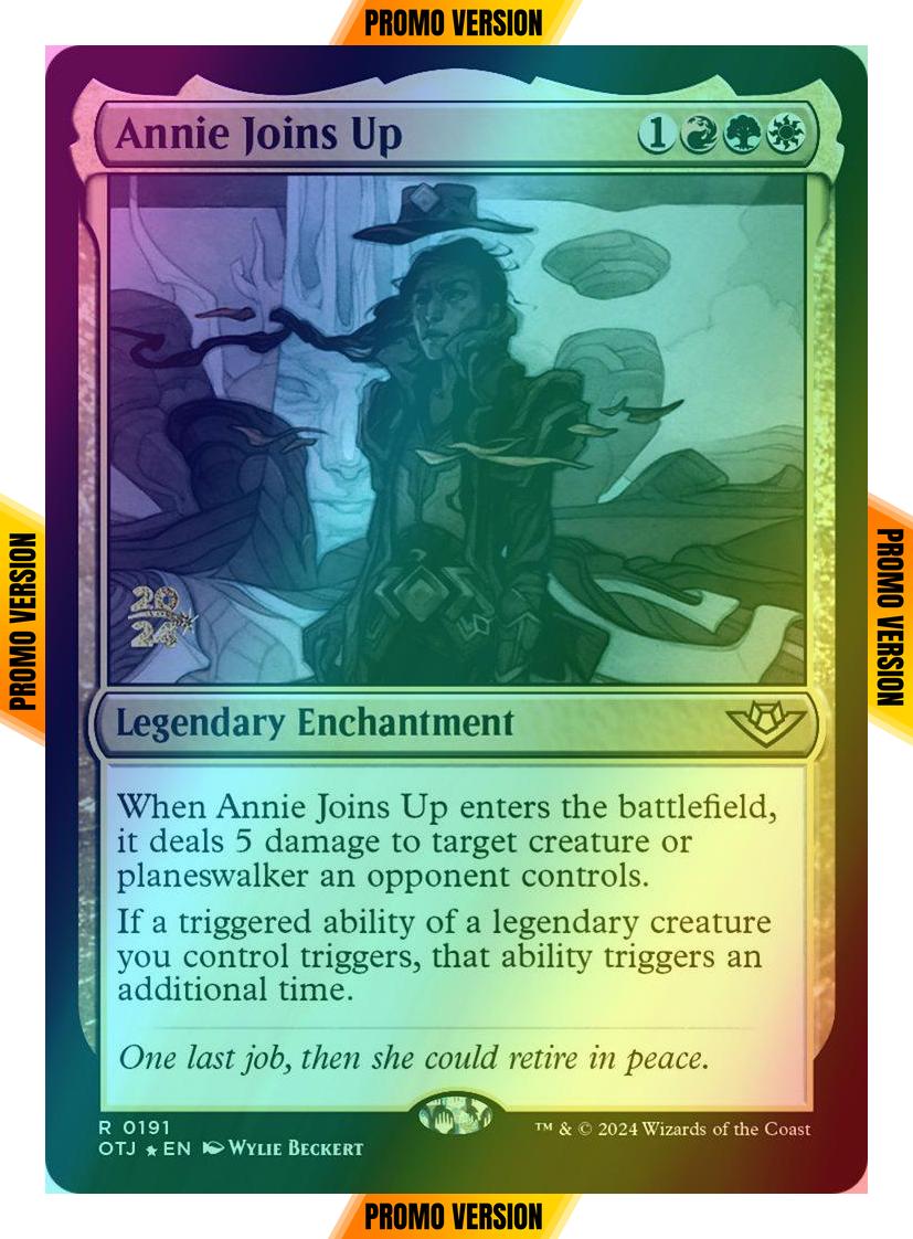 Annie Joins Up [191s] [Prerelease] [Outlaws of Thunder Junction: Promos] [Foil]