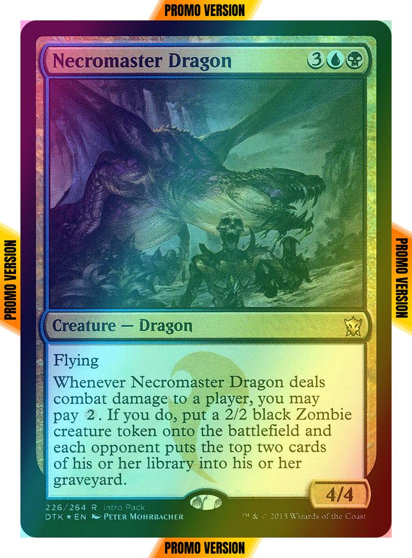 Necromaster Dragon [226] [Intro Pack] [Dragons of Tarkir Promos] [Foil]