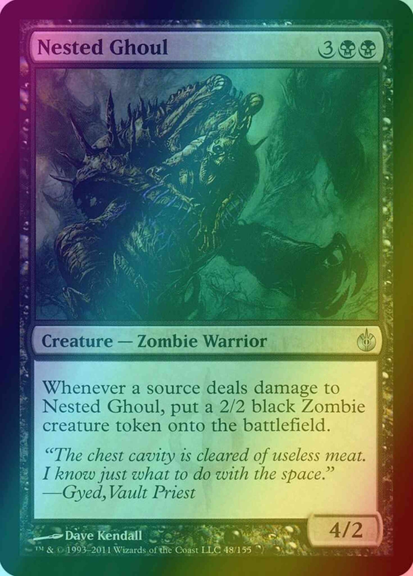 Nested Ghoul [48] [Mirrodin Besieged] [Foil]