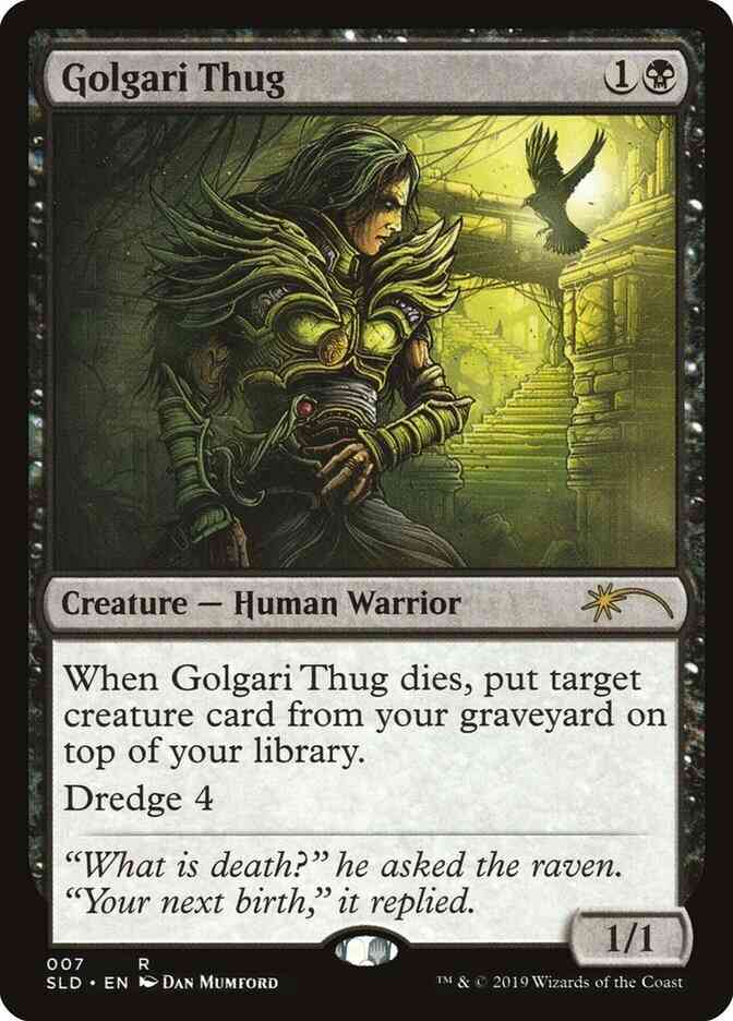 Golgari Thug [0007] [Restless in Peace] [Secret Lair Drop] [Non-Foil]