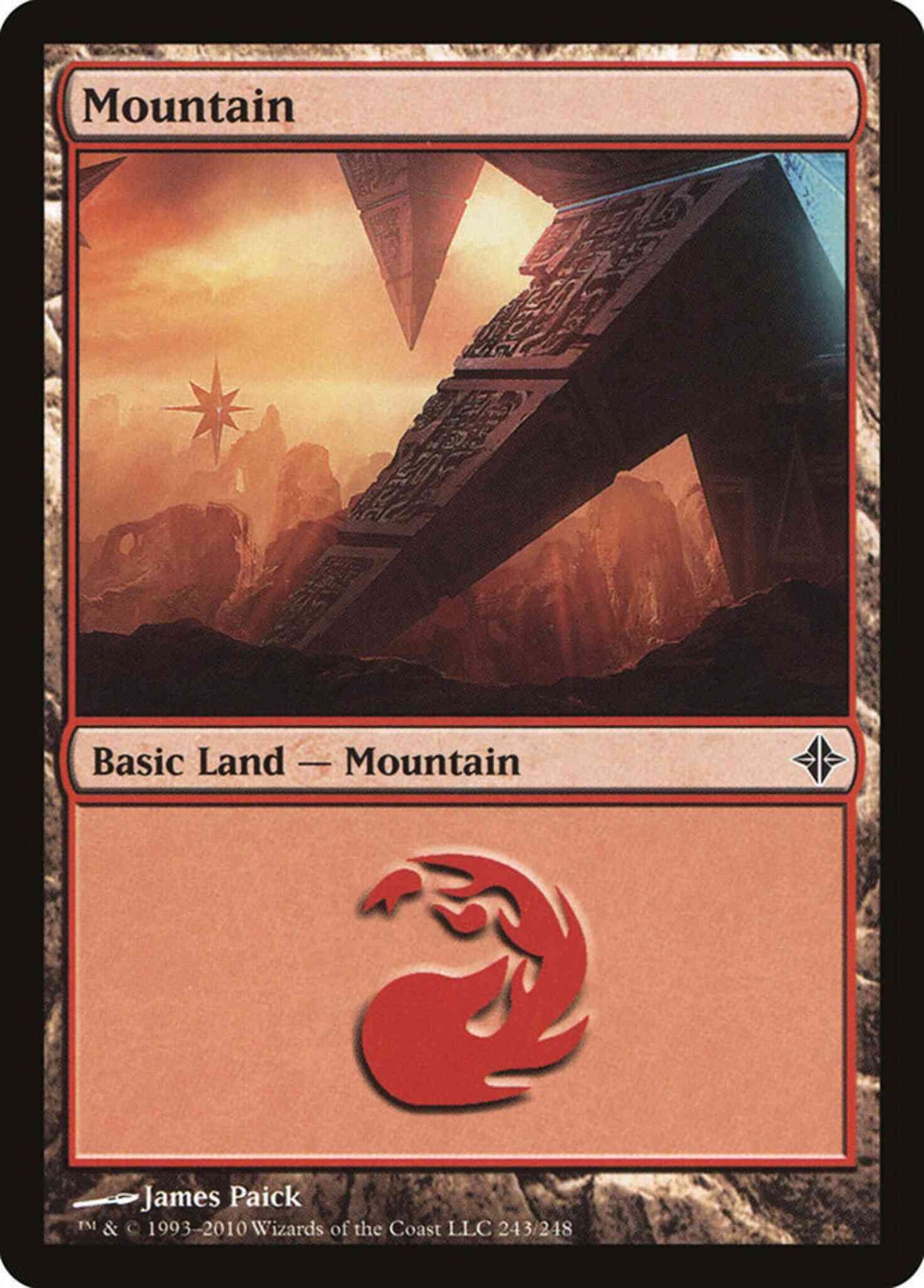 Mountain [243] [Rise Of The Eldrazi] [Non-Foil]