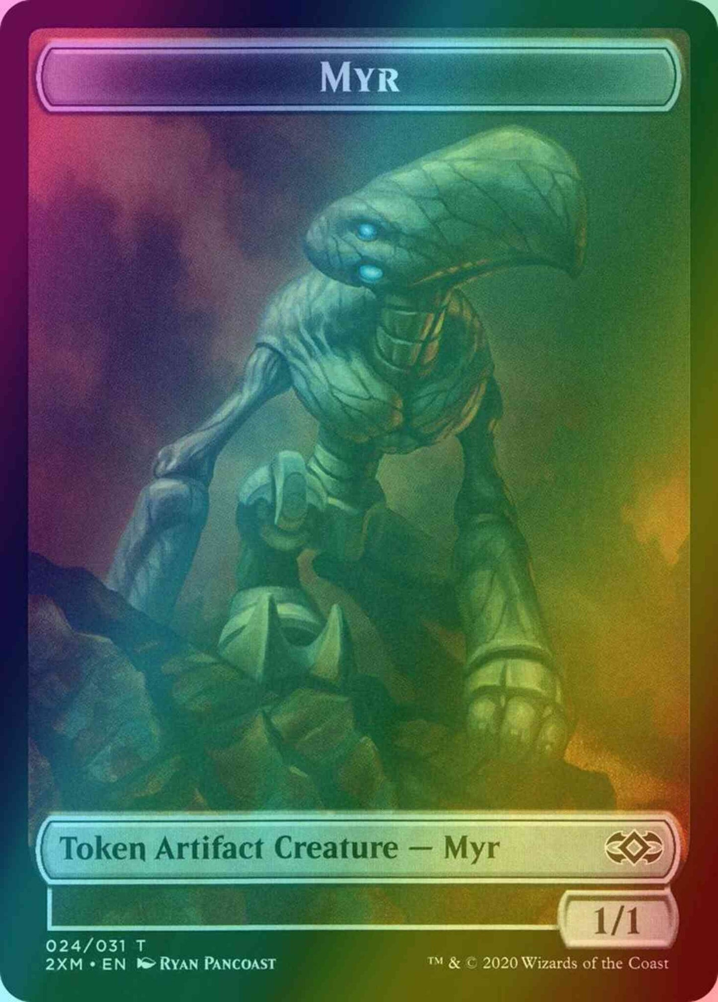 Myr Token (24) // Shapeshifter Token (02) [Double Masters Tokens] [Foil]