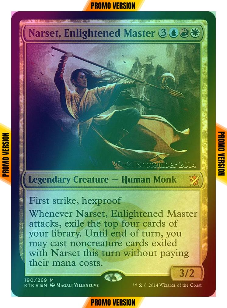 Narset, Enlightened Master [190s] [Khans of Tarkir Promos] [Foil]