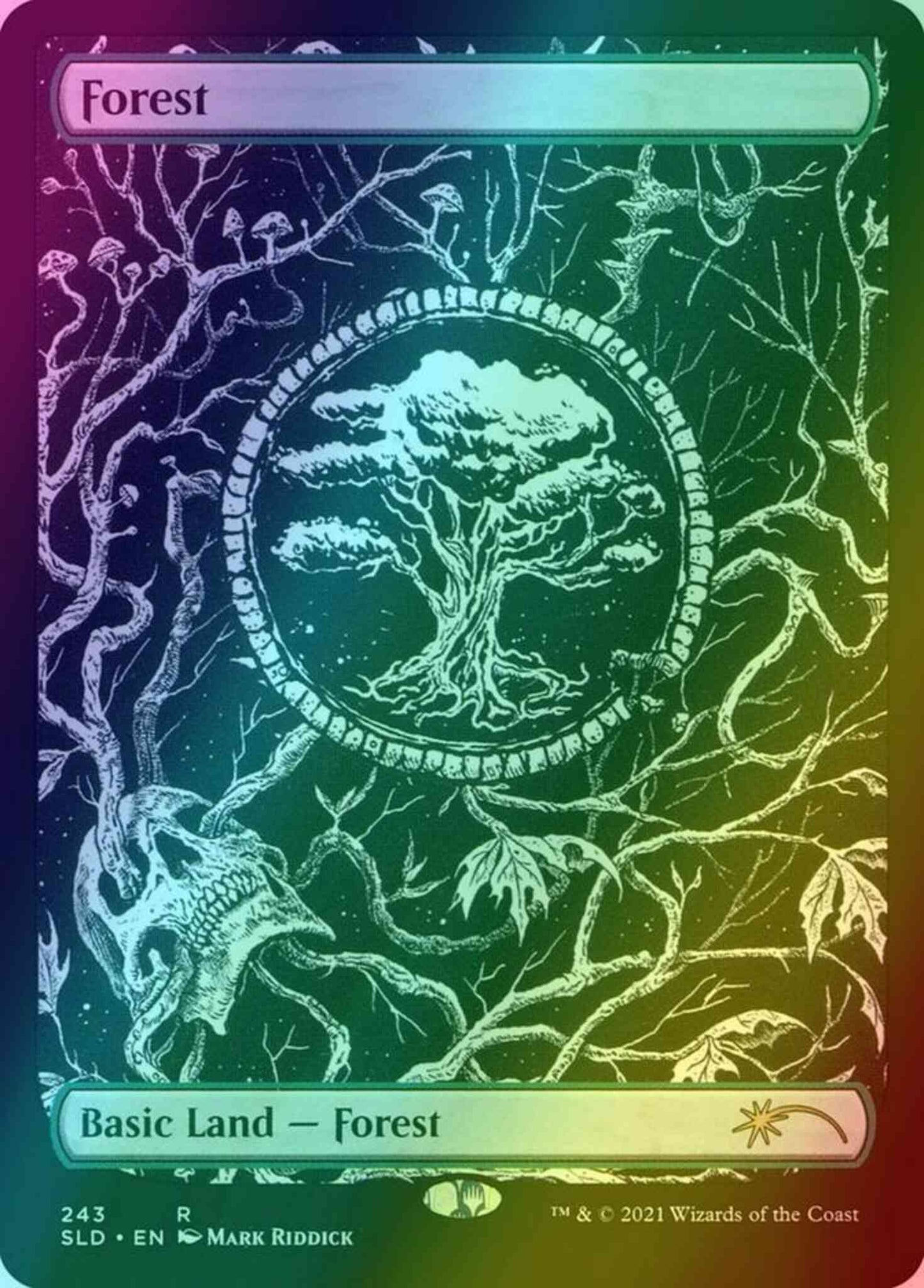 Forest [0243] [Full Art] [Crushing Brutality] [Secret Lair Drop] [Foil]
