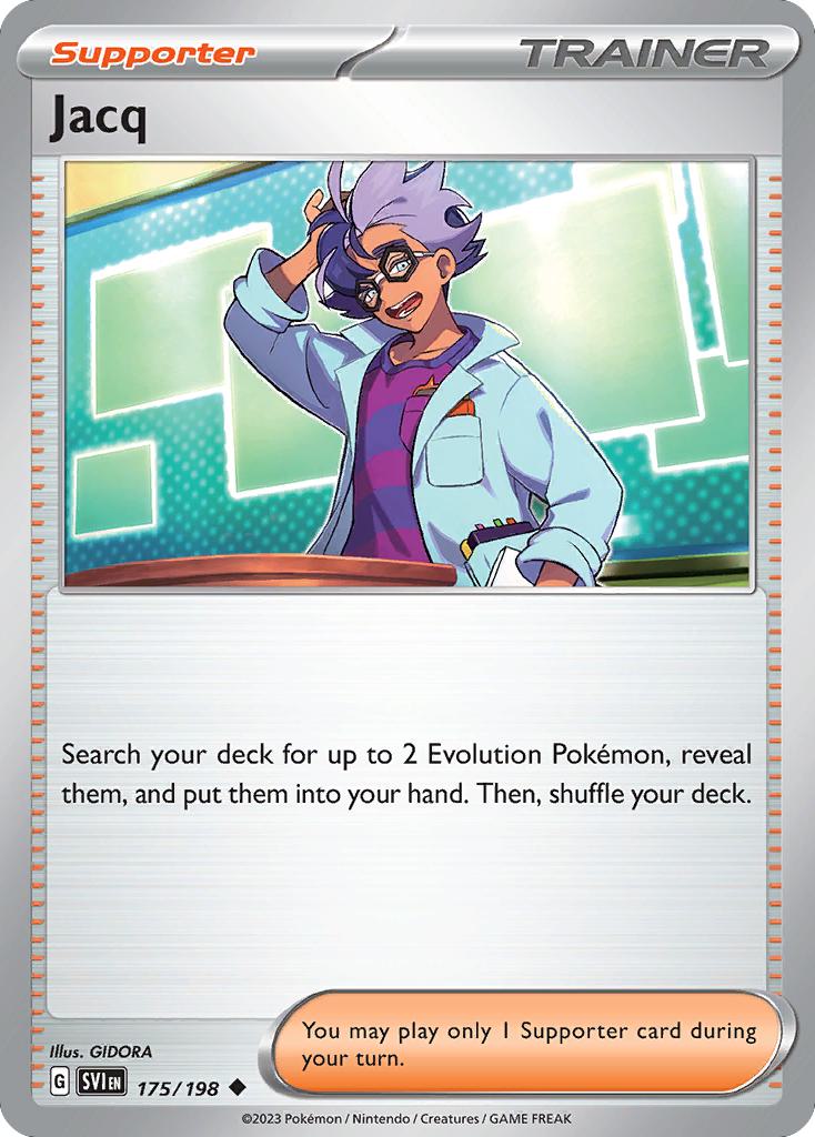 Jacq - 175/198 - Uncommon [sv01-175] [Non-Holo]