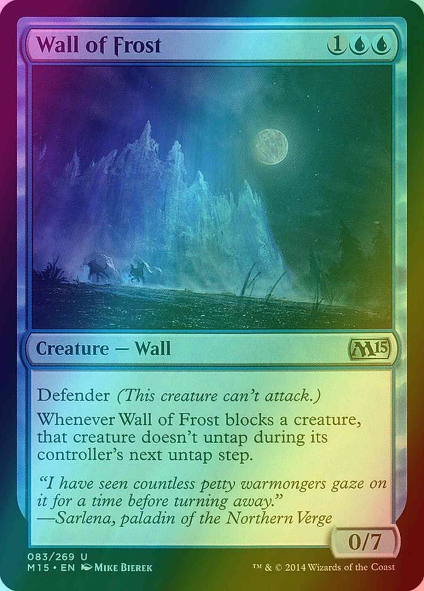 Wall of Frost [83] [Magic 2015] [Foil]