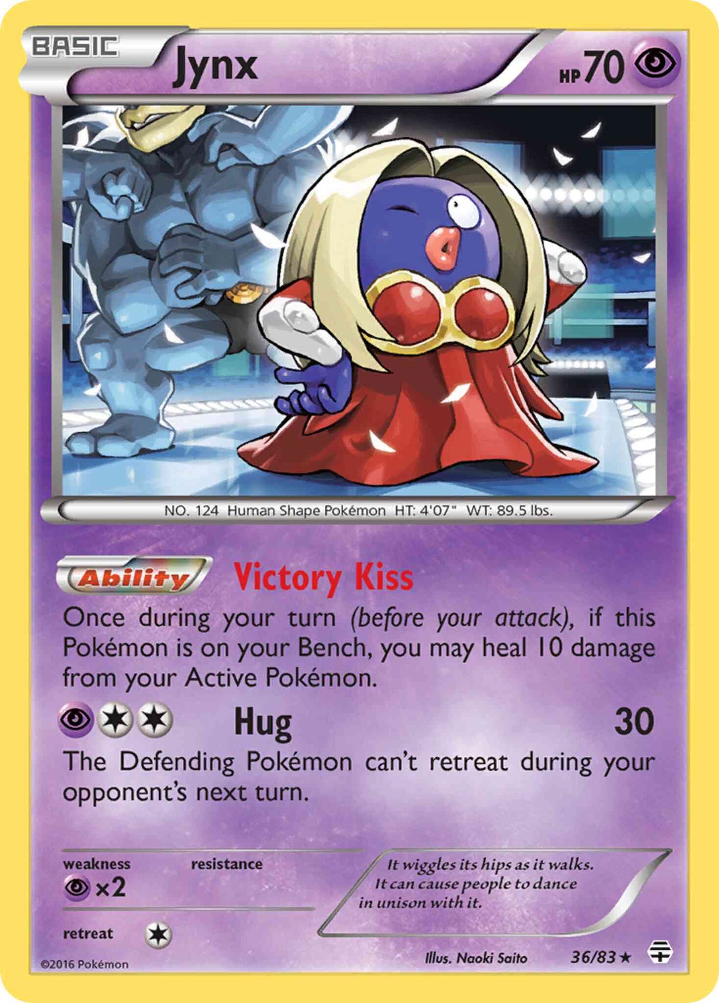 Jynx - 36/83 - Rare [g1-36] [Reverse Holo]
