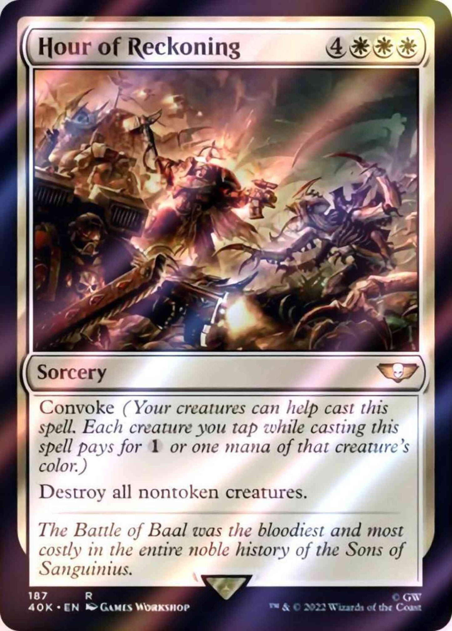 Hour of Reckoning [187] [Universes Beyond: Warhammer 40,000] [Surge Foil]