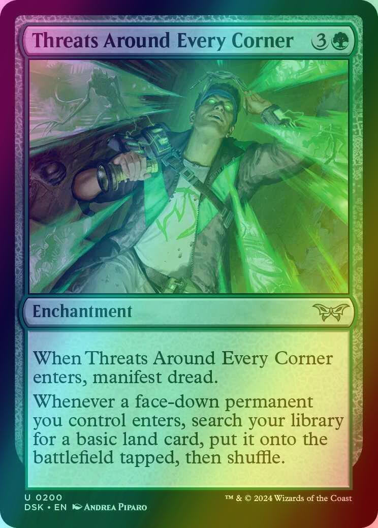 Threats Around Every Corner [200] [Duskmourn: House of Horror] [Foil]