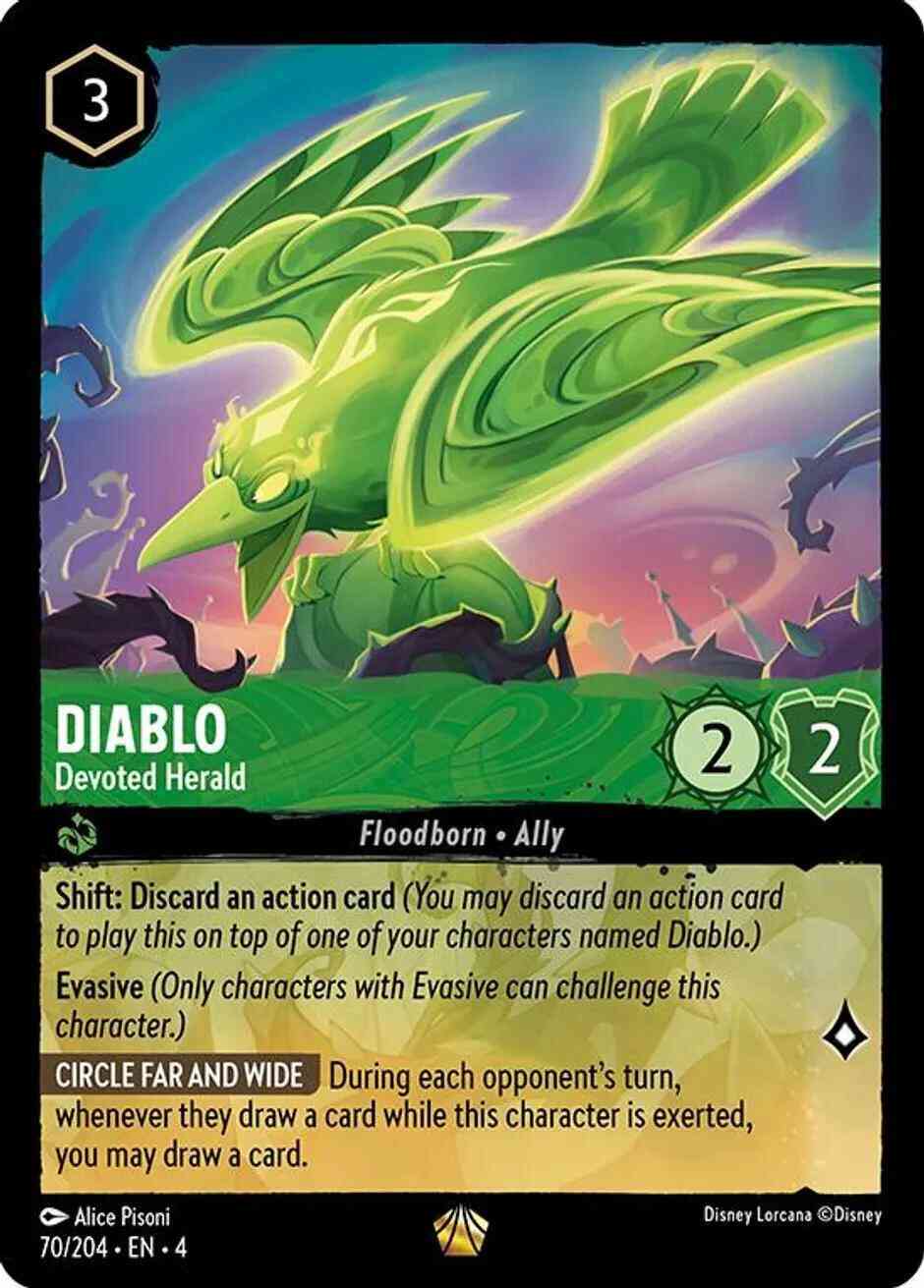 Diablo - Devoted Herald - 70/204 [Ursula's Return] [Cold Foil]