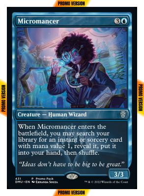 Micromancer [431] [Dark Frame Promo Pack] [Dominaria United] [Non-Foil]