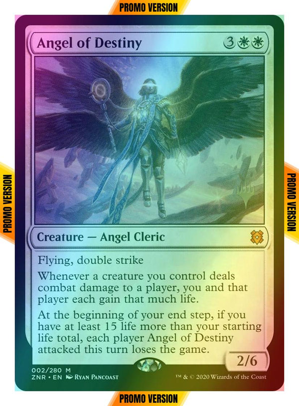 Angel of Destiny [Promo Pack] [2p] [Zendikar Rising Promos] [Foil]