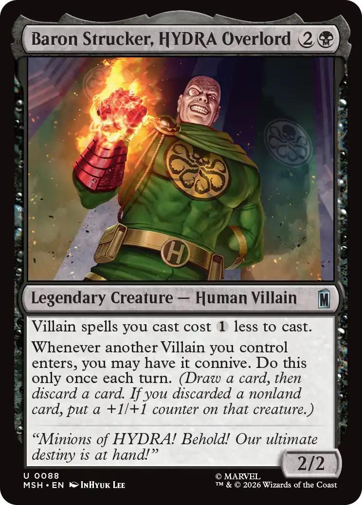 Baron Strucker, HYDRA Overlord [88] [Marvel Super Heroes] [Non-Foil]