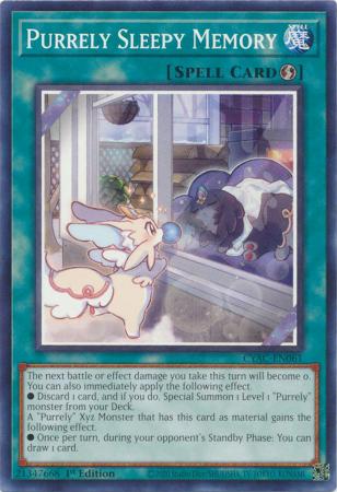 Purrely Sleepy Memory - CYAC-EN061 - Common - 1st Edition