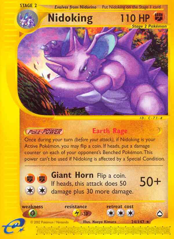 Nidoking - 24/147 - Rare [ecard2-24] [Reverse Holo]