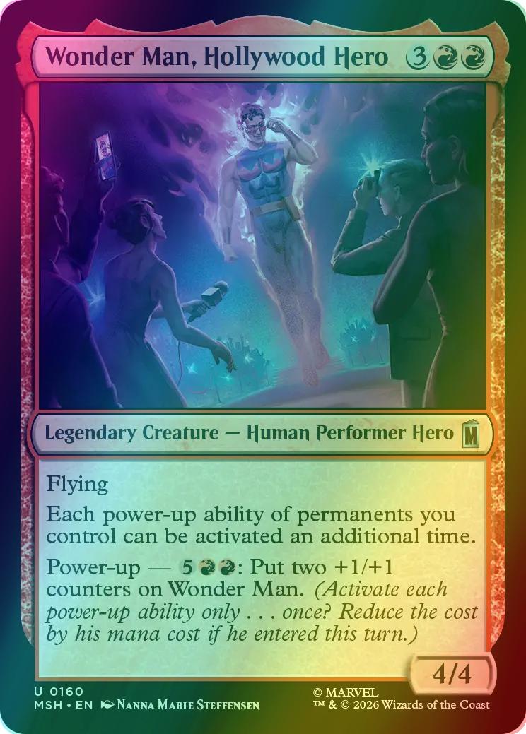 Wonder Man, Hollywood Hero [160] [Marvel Super Heroes] [Foil]