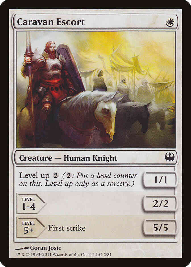 Caravan Escort [2] [Duel Decks: Knights vs. Dragons] [Non-Foil]