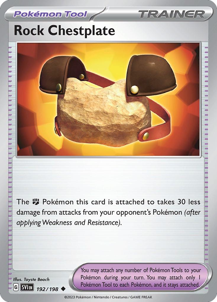 Rock Chestplate - 192/198 - Uncommon [sv01-192] [Non-Holo]
