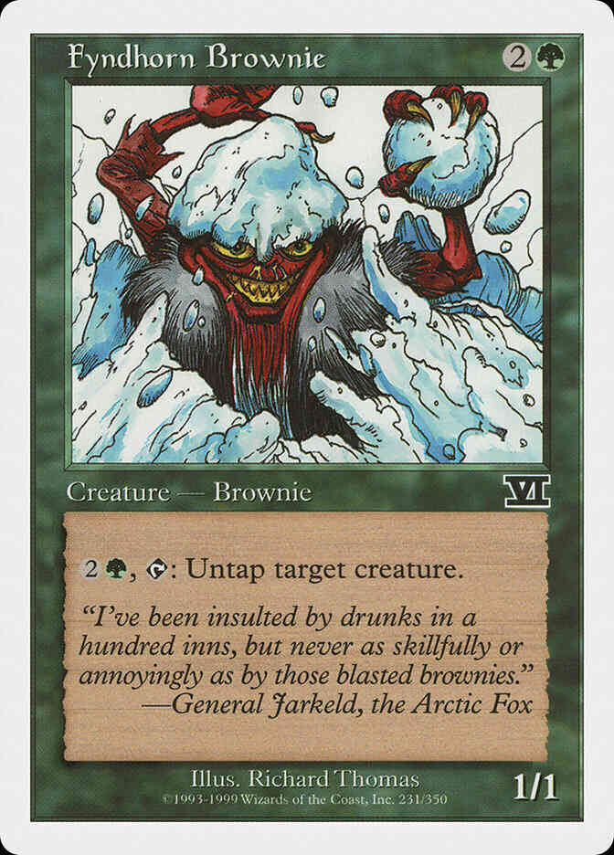 Fyndhorn Brownie [231] [Classic Sixth Edition] [Non-Foil]