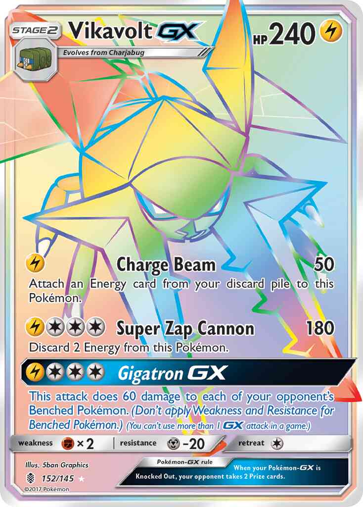 Vikavolt-GX - 152/145 - Rare Secret [sm2-152] [Secret]