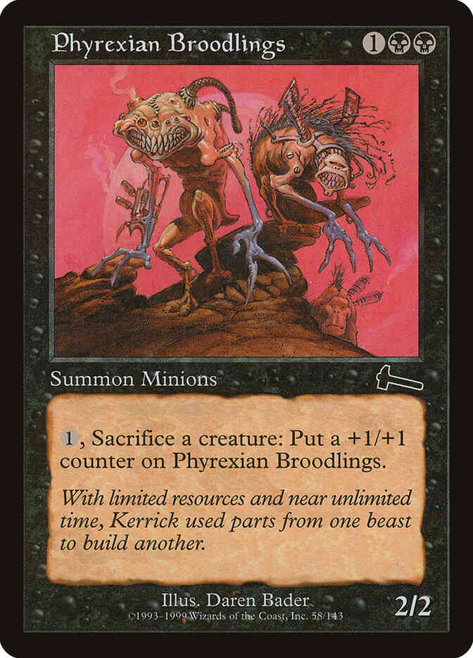Phyrexian Broodlings [58] [Urza's Legacy] [Non-Foil]