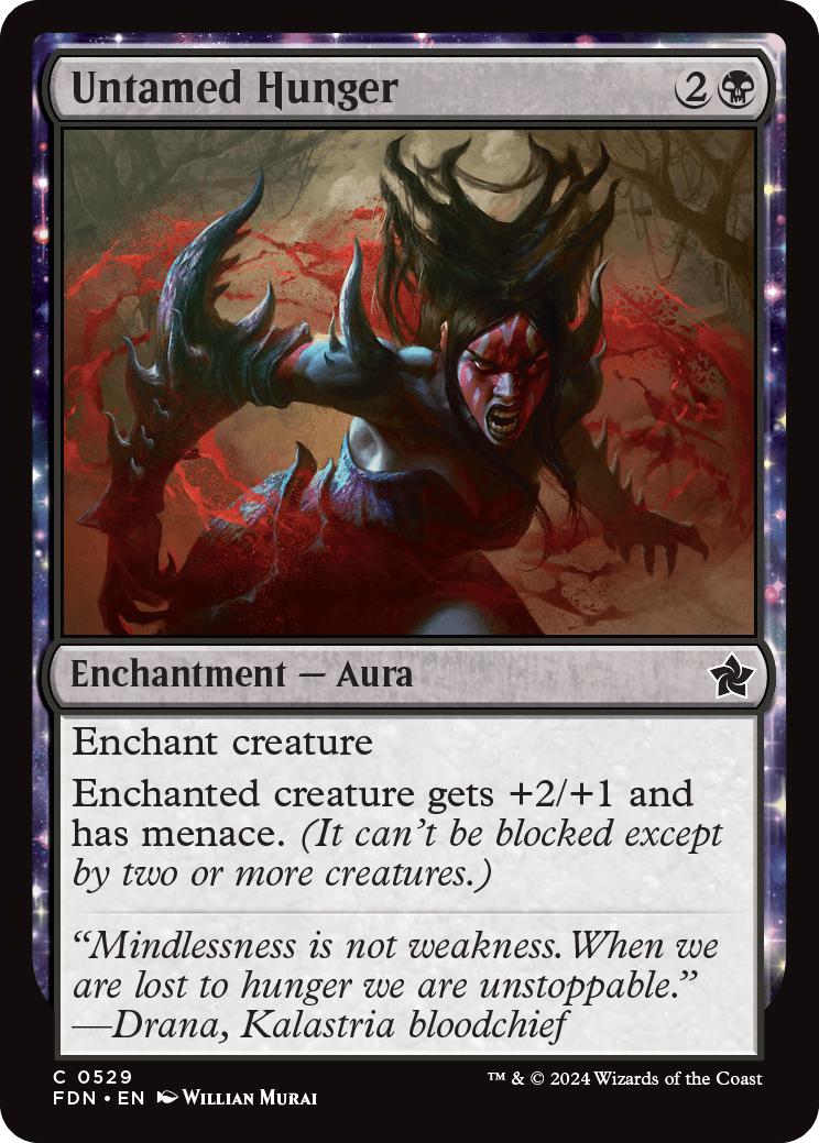 Untamed Hunger [529] [Foundations] [Non-Foil]