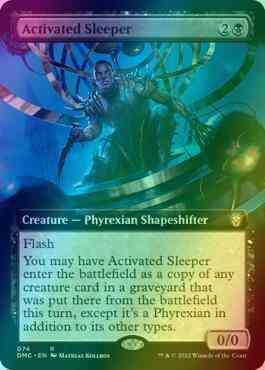 Activated Sleeper [74] [Extended Art] [Dominaria United: Commander] [Foil]