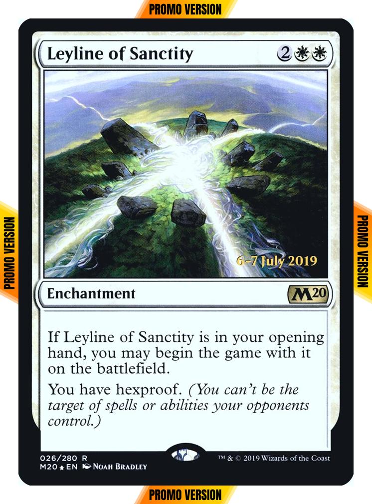 Leyline of Sanctity [26s] [Core Set 2020 Promos] [Foil]