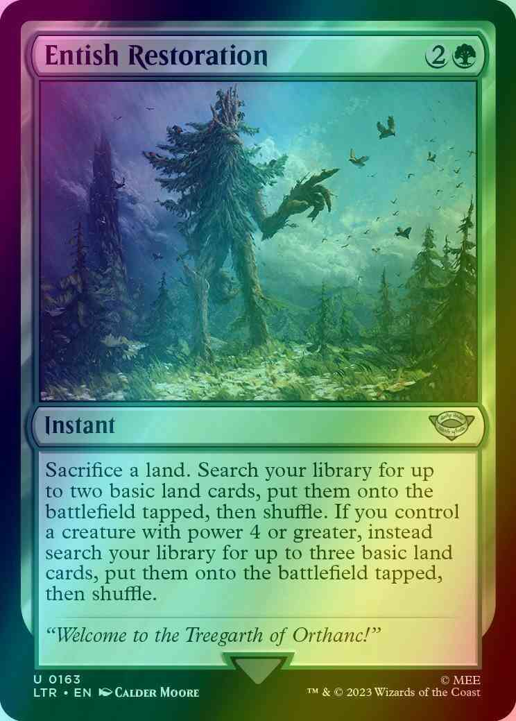 Entish Restoration [163] [The Lord of the Rings: Tales of Middle-earth] [Foil]