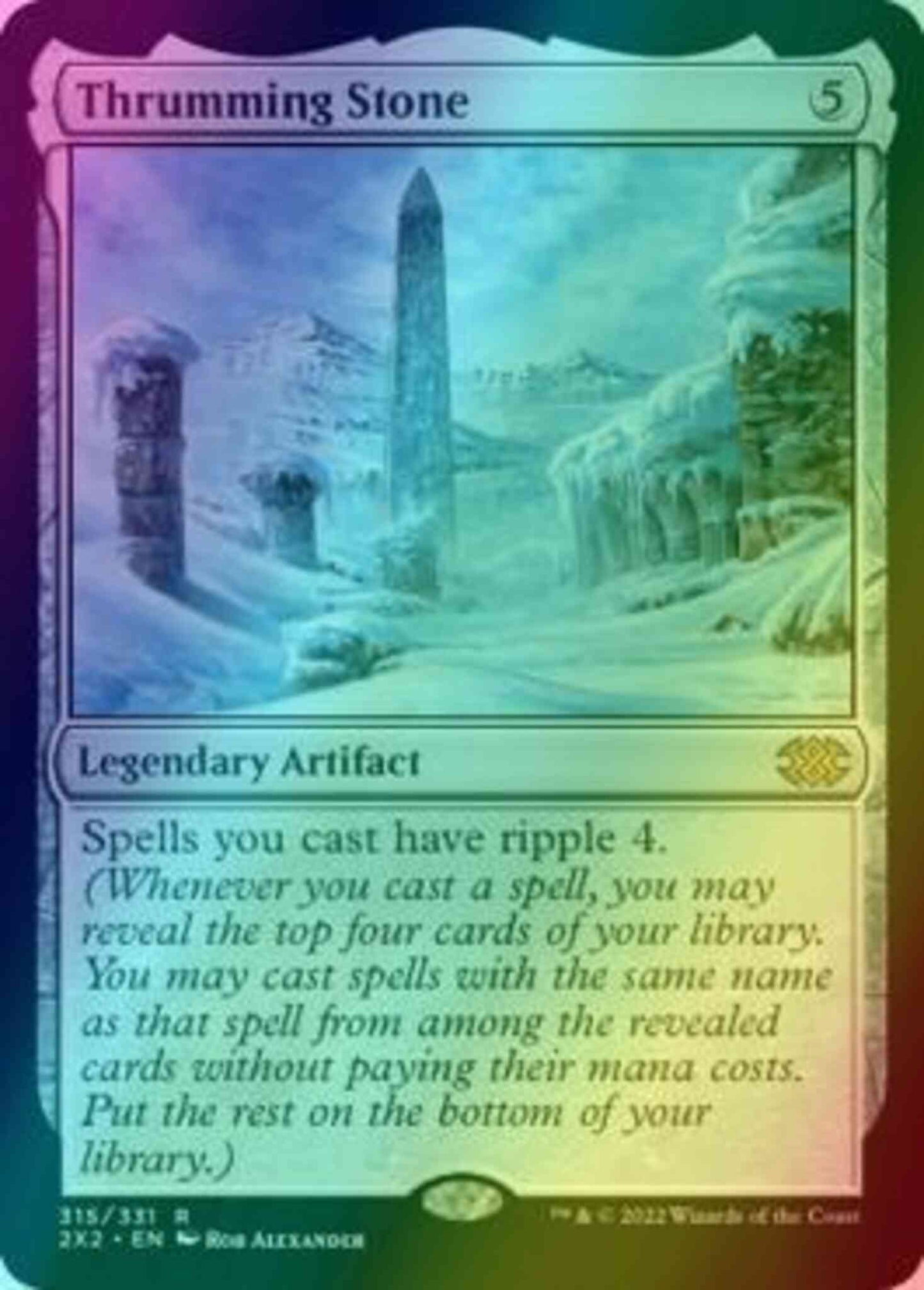 Thrumming Stone [315] [Double Masters 2022] [Foil]