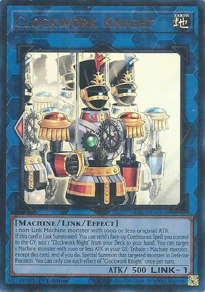 Clockwork Knight - RA05-EN058 - Ultra Rare - 1st Edition