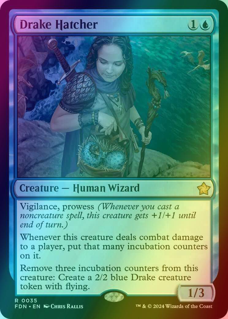 Drake Hatcher [35] [Foundations] [Foil]