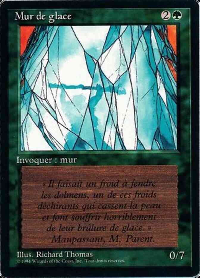 Wall of Ice - French [225] [Foreign Black Border: French] [Non-Foil]
