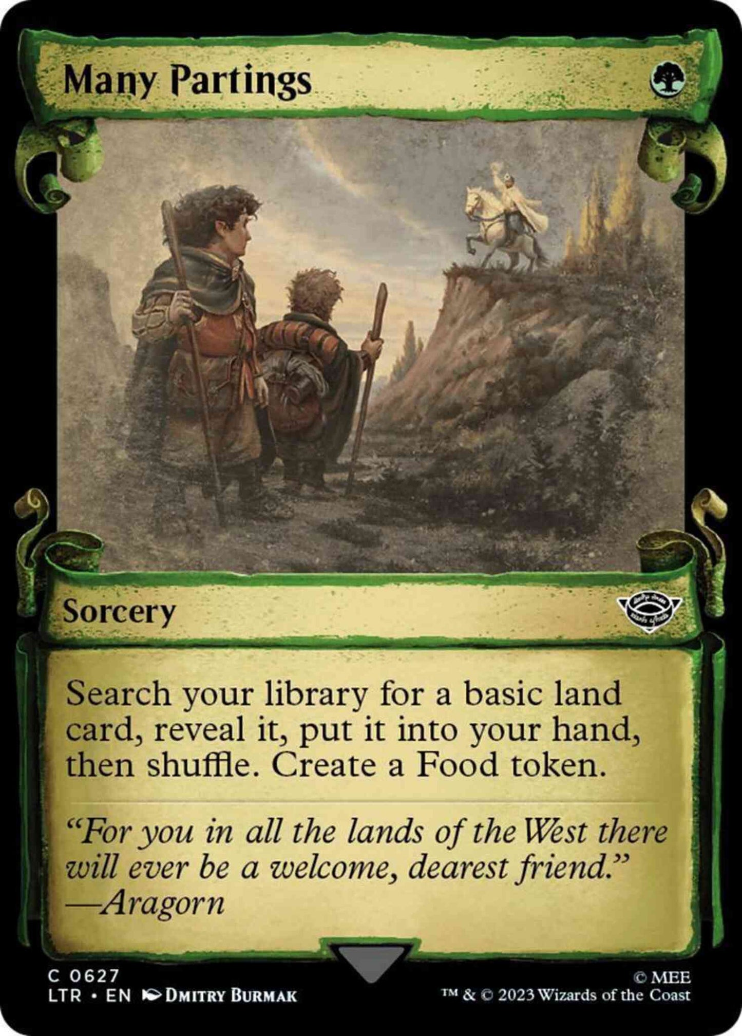 Many Partings [627] [Scrolls Showcase] [The Lord of the Rings: Tales of Middle-earth] [Non-Foil]