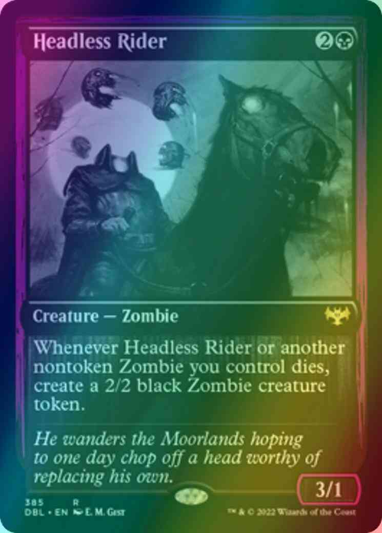 Headless Rider [385] [Innistrad: Double Feature] [Foil]