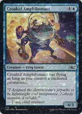Croakid Amphibonaut [329] [Unfinity] [Galaxy Foil]