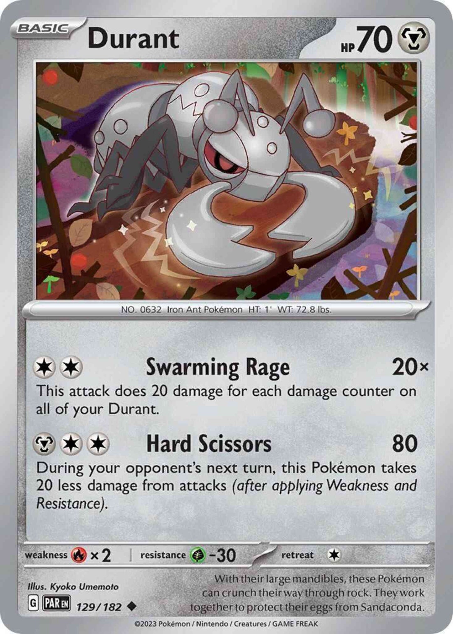 Durant - 129/182 - Uncommon [sv04-129] [Non-Holo]