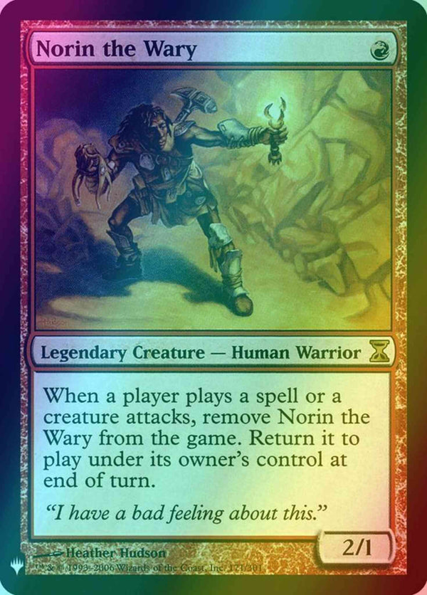 Norin the Wary [TSP-171] [The List] [Foil]