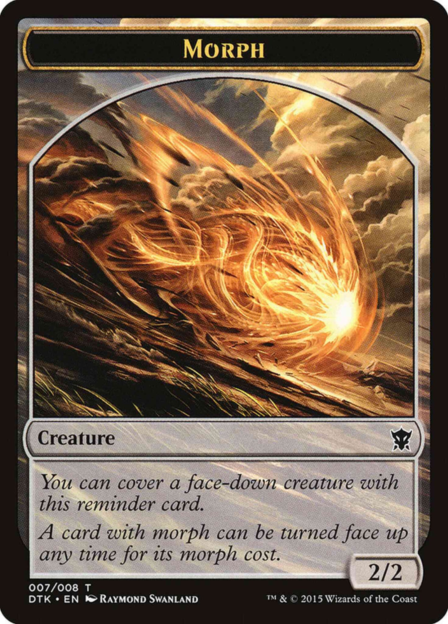 Morph Token [07] [Dragons of Tarkir Tokens] [Non-Foil]