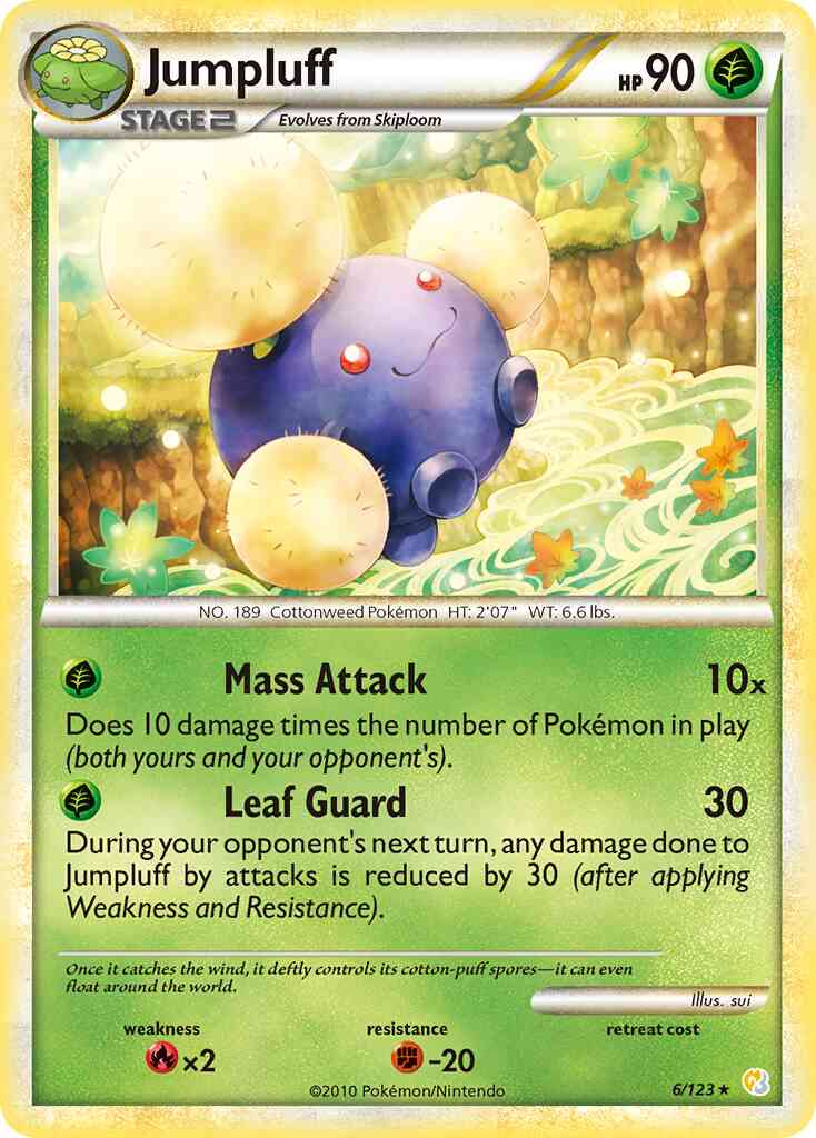 Jumpluff - 6/123 - Rare Holo [hgss1-6] [Holo]