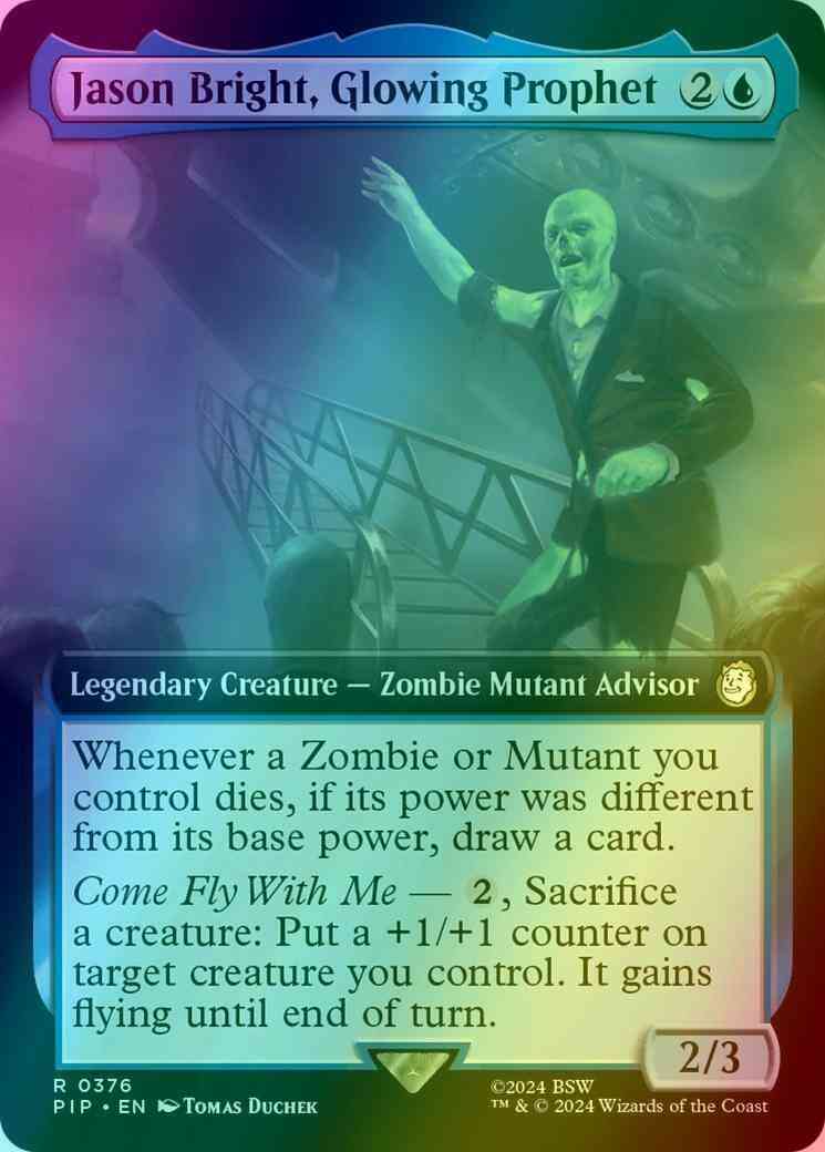 Jason Bright, Glowing Prophet [376] [Extended Art] [Fallout] [Foil]