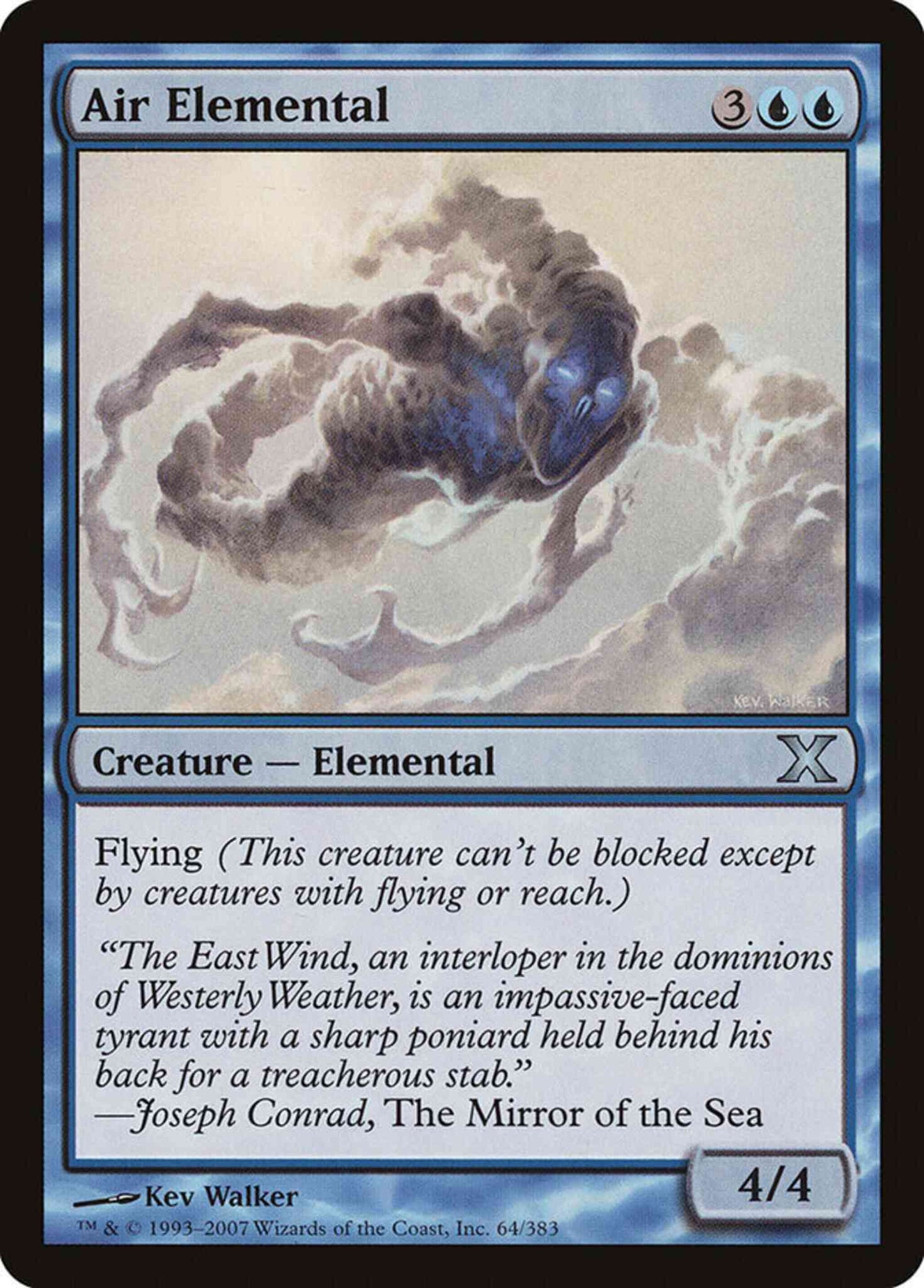 Air Elemental [64] [Tenth Edition] [Non-Foil]